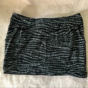 Cotton stretchy mini skirt